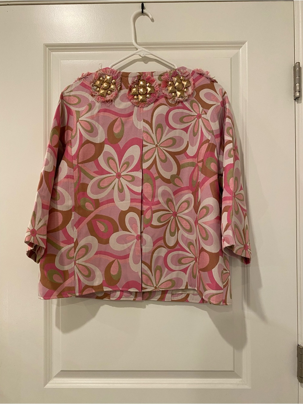Berek Embellished Floral Jacket NWT Large Multicolored - Picture 5 of 11
